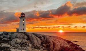nova scotia peggys cove lighthouse